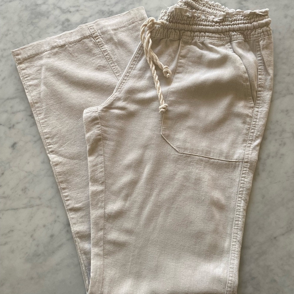Roxy Women’s Oceanside Casual Beige Pants